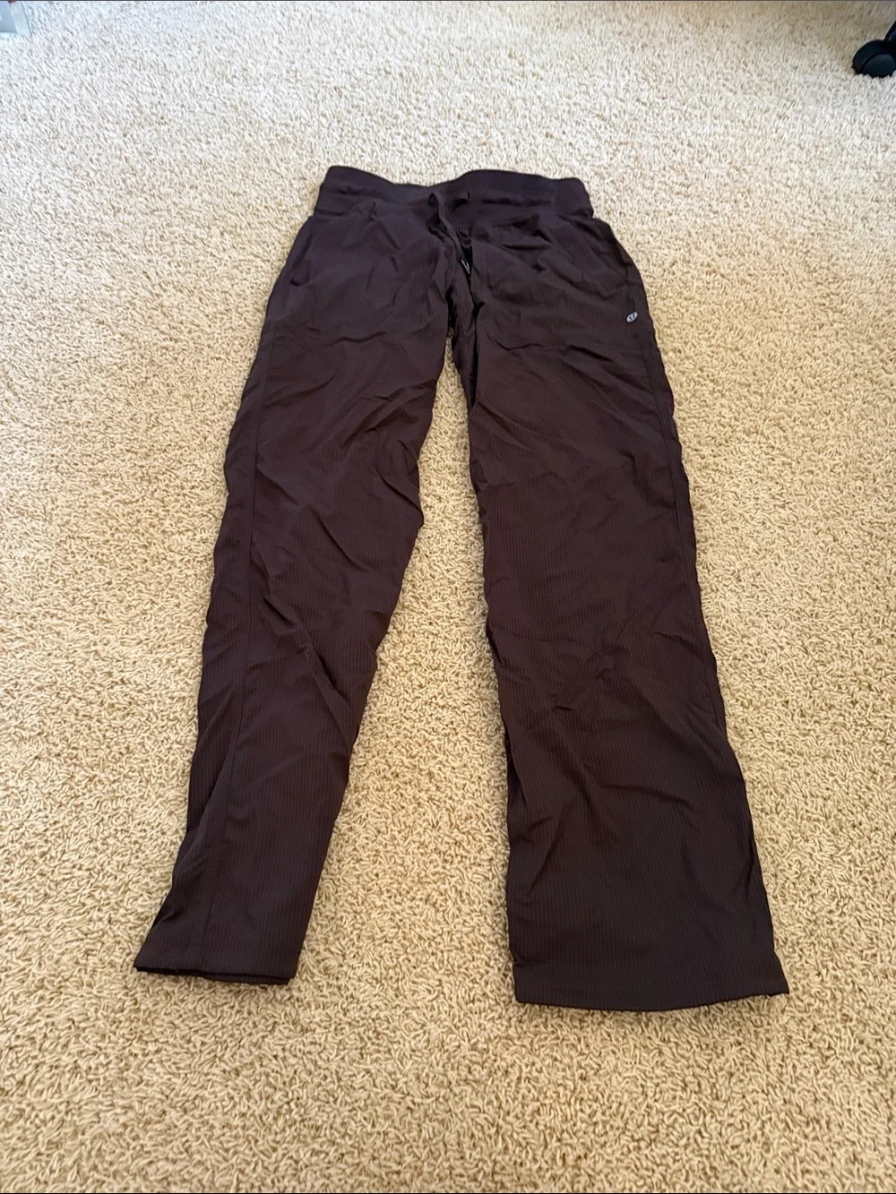 Women’s dance studio mid rise, pant regular espresso size 6